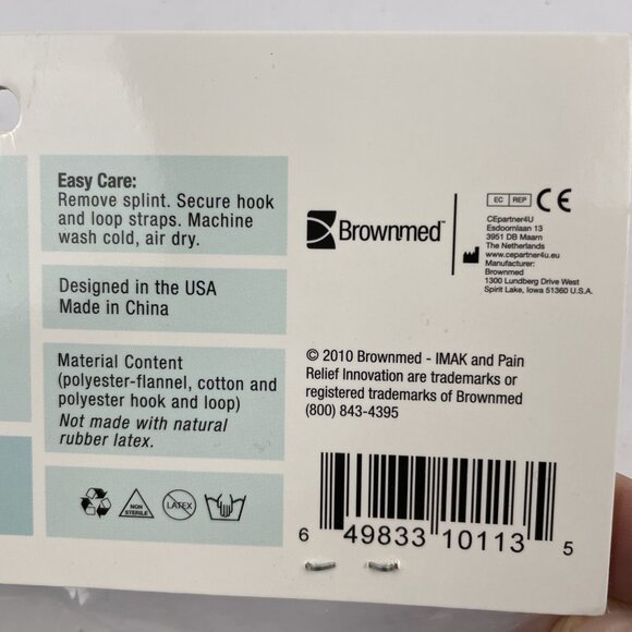 IMAK RSI Nighttime Elbow Brace & Immobilizer Removable Splint Fits Left/Right - Picture 5 of 7